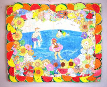 「皆で作った夏」中部デイサービスセンター障害者生活ケアセンター利用者一同