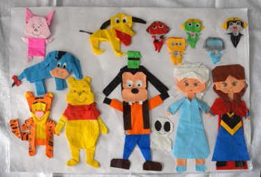 「折り紙(ディズニーとケロロ軍曹)」伊藤　竣真