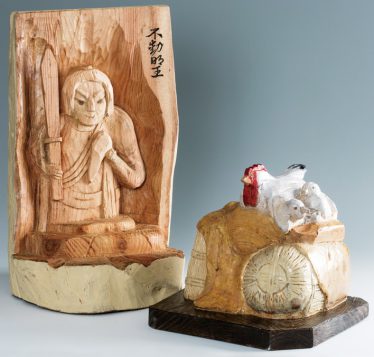 ≪実行委員長賞≫「不動明王と（豊穣向背）」久保田 省市