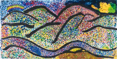 「山の彩り」南原苑アートワークショップメンバー