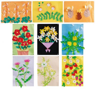 「華の切り絵」大矢　トミコ