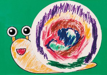 「かたつむりのお食事」森　浩美