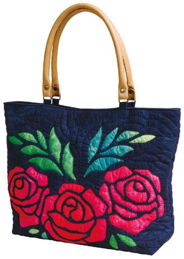 「ハワイアンキルト（かばん）」篠田　悦子