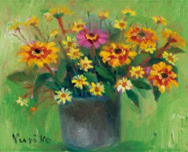 「百日草」吉川 由里子