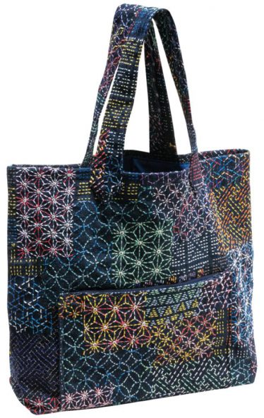 「さし子で作った袋」大浦 かづみ