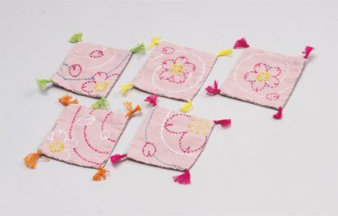 「刺し子コースターセット」後藤 秀予