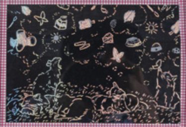 「スクラッチアート(かわいい ねこ)」沙紀