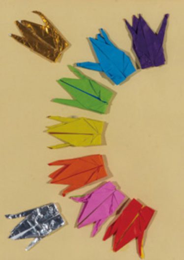 「折り鶴」木越 靖子