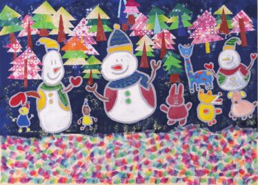 ＜優秀賞＞「クリスマス前の仲間たち」大浦 かづみ