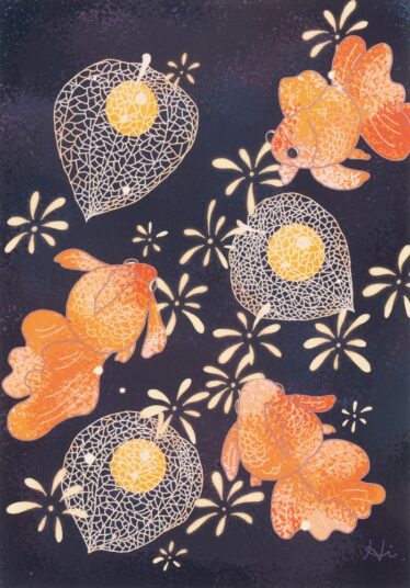 ＜優秀賞＞「夕涼み」　ヒナリ