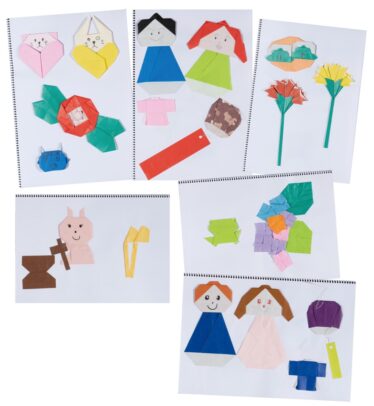 「季節の折り紙」　かすたねっと利用者さんたち