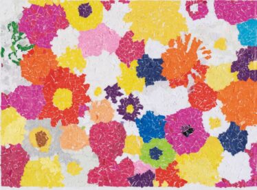 「お花がいっぱい」　中本 朝子