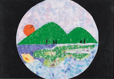 「夕焼けと富士山」　幾嶋 聡